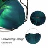 Sotunad Drawstring Backpack Northern Lights Lightweight Gym Backpack Lake with