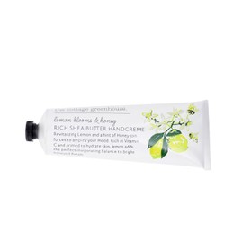 The Cottage Greenhouse Lemon Blooms & Honey Handcreme, 4 oz., Hand Lotion for Women, Hand Cream for Dry Cracked Hands, Moisturizing Hand Cream, Shea Butter Lotion, Paraben Free and Vegan