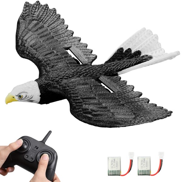 HAWK'S WORK Remote Control Eagles 2 Channel Remote Control Airplane