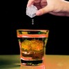 Light Up Ice Cubes Bulk, 200 PCS Orange Led Ice