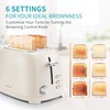 Ultrean Toaster 2 Slice with Extra-Wide Slot, Stainless Steel Toaster