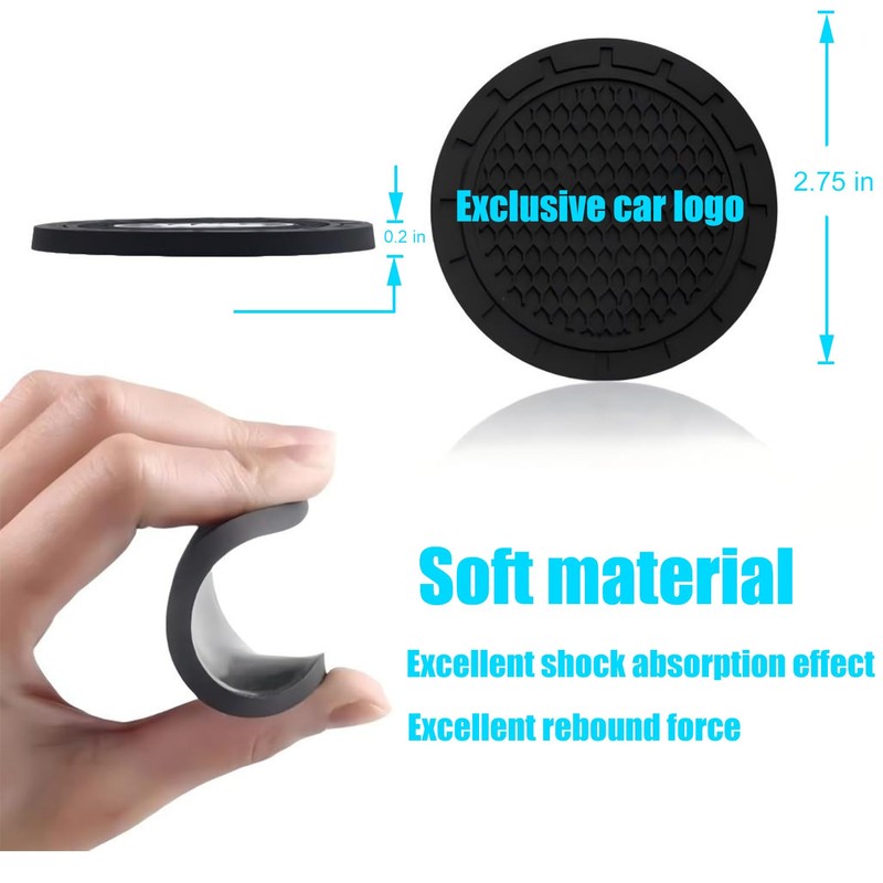 Car Cup Holder Coasters Compatible with Honda Series Interior Accessories,Recessed