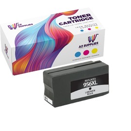 AZ SUPPLIES Compatible Ink Cartridge Replacement for HP L0R39AN 956XL OfficeJet Pro 7720 7730 8200 8210 8216 8218 8700 8720 8725 8728 8730 8740 Black