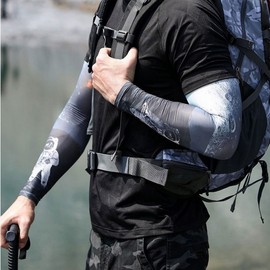 GOLOV.EOY Dyed Printing Cool Arm Sleeves HB35 Transfer Print UV Protection TR Mountain L