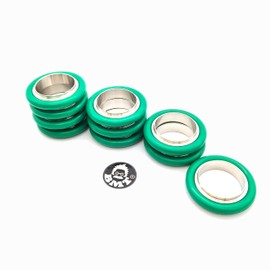 KF25 Flange Centering Ring x 10pcs < ISO-KF Flange, Stainless Steel Ring, FKM Viton O-Ring >