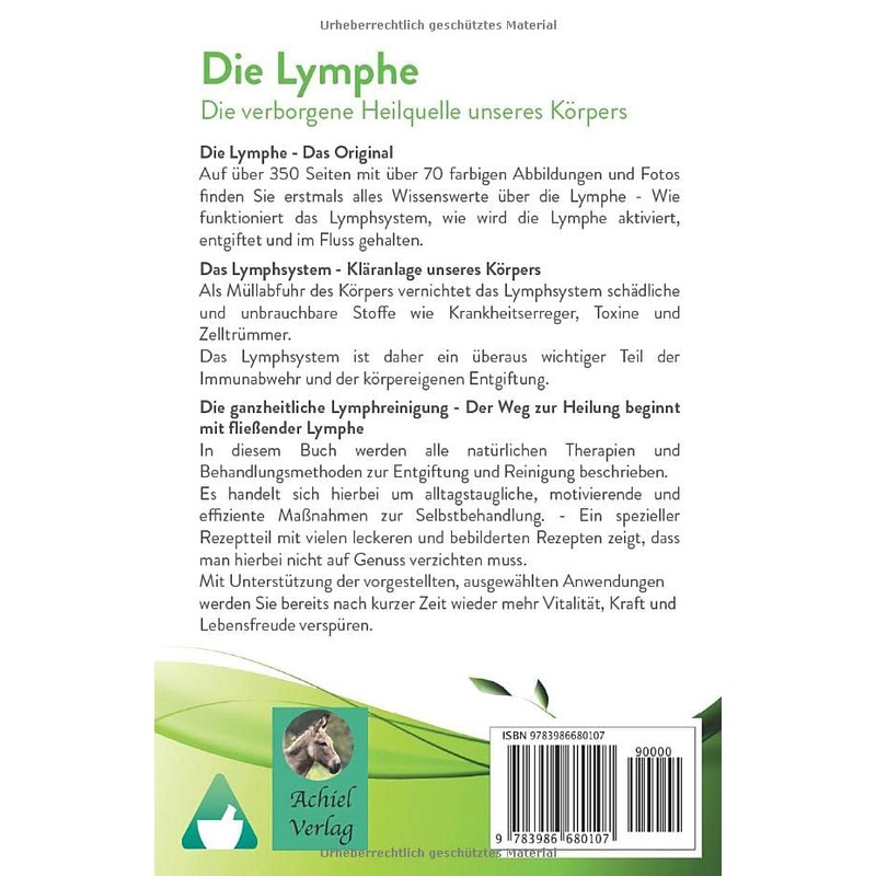  Die Lymphe: Die verborgene Heilquelle unseres Körpers (German Edition)