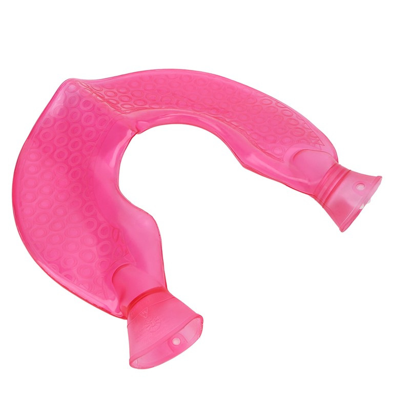1400ml Hot Water Bottle U Shaped Reduce Pain Transparent Hot