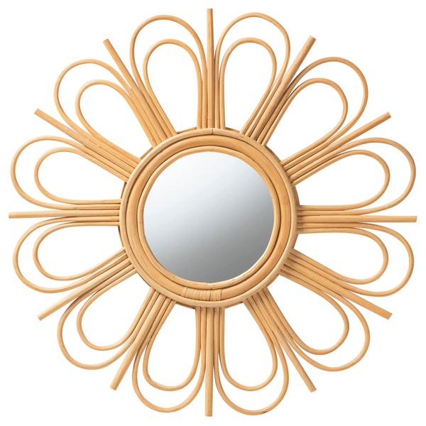 bali & pari Sakura Modern Bohemian Natural Rattan Wall Accent