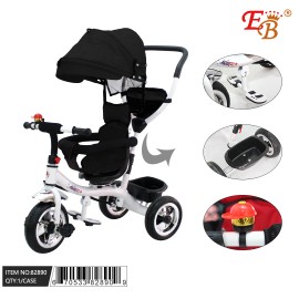 EB Kids' 1PCS/CS Black Tricycle with Cover