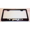 Toyota TRD Stainless Steel Black Finished License Plate Frame Holder