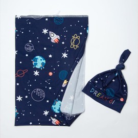 Reborn Baby Doll Blanket Soft Baby Swaddle for 17-22 inch Reborn Doll Newborn Baby Bedding(Dark Blue)