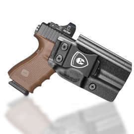 WARRIORLAND IWB Kydex Holster Optics Cut Fit G23 Gen 1-5 Pistol, Inside Waistband Appendix Carry Holster, Adj. Retention & Cant, Right Hand