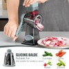 KEOUKE Rotary Cheese Grater Hand Crank Transparent - Shredder Slicer