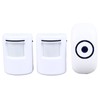 Infrared Sensor Door Bell with 2 Transmitter 1 Receiver Split
