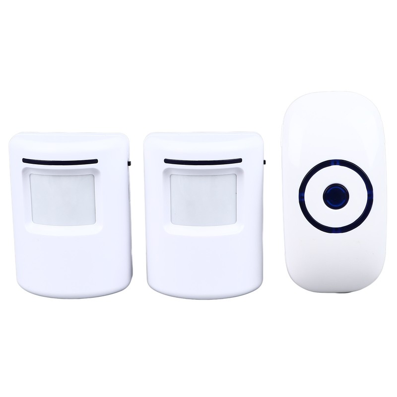 Infrared Sensor Door Bell with 2 Transmitter 1 Receiver Split