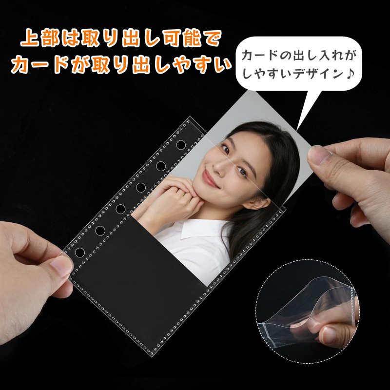 Nixrete a7 Mini Refills, 6 Holes, 20 Sheets, Clear, Cute,