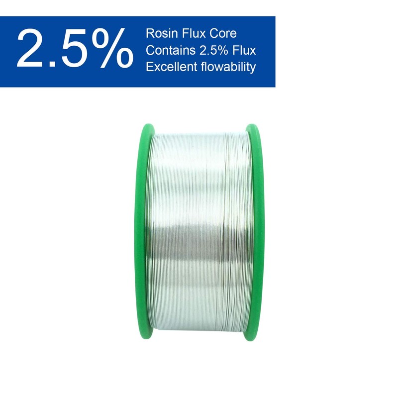 Thin Solder Wire 0.3mm Lead Free Rosin Core 0.01inch 4oz
