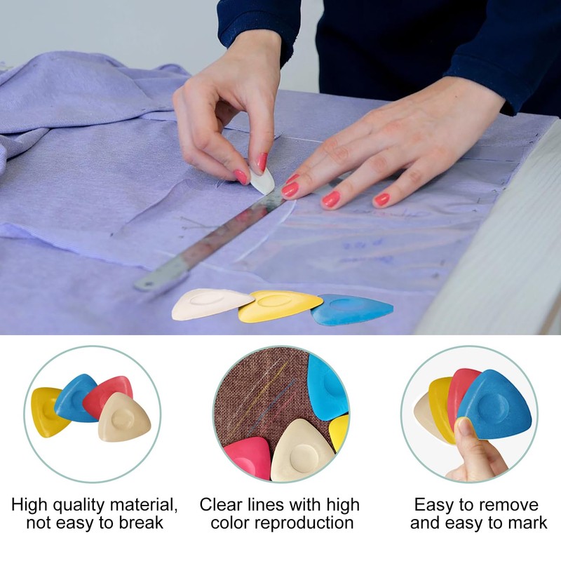 4 Pack Tailors Sewing Chalk Pencil Dressmaking Dressmakers for Tailoring,