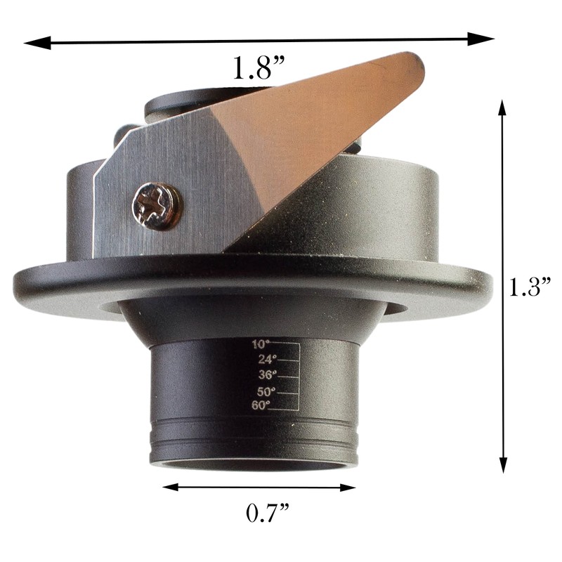 LEDUPDATES - Showcase LED Mini spot Light, 2 Pack recessed