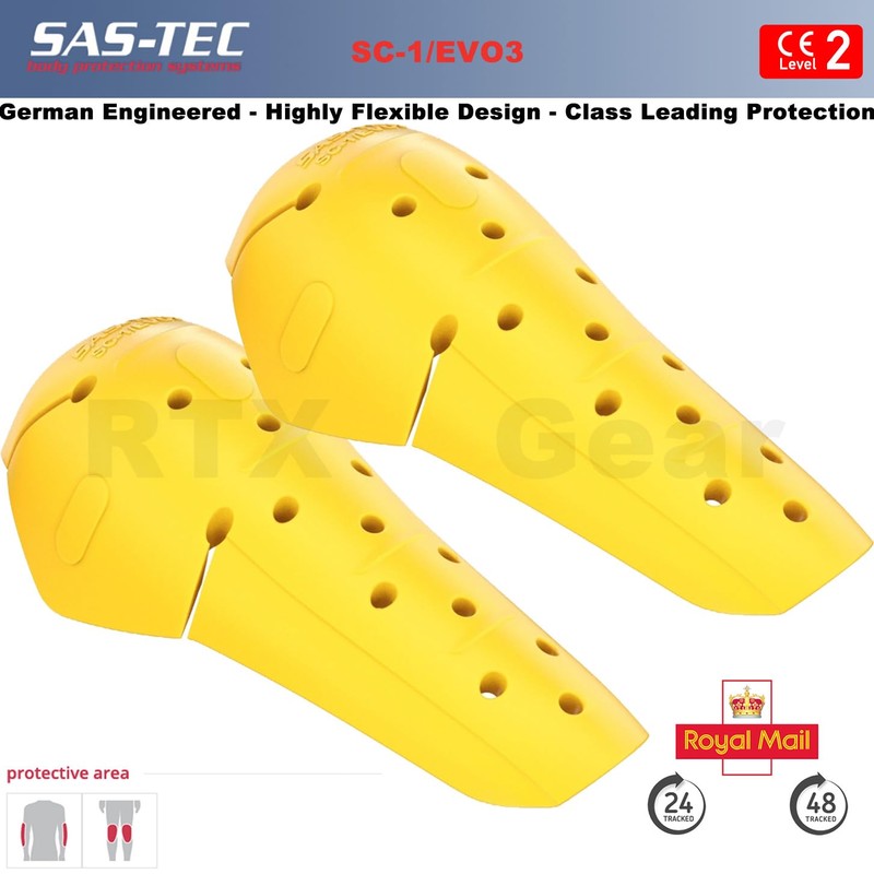 SAS-TEC EVO LEVEL 2 Motorcycle Suit/Trouser Knee and Shin Flexible