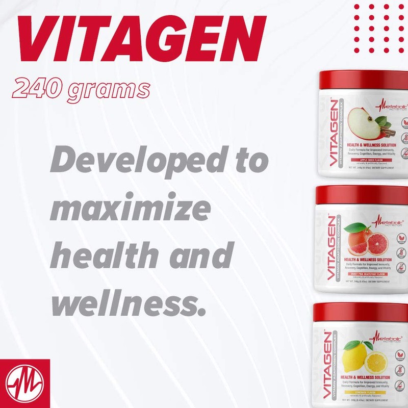 Metabolic Nutrition Vitagen, Vitamin Adaptogen Complex, 240 g, Health &