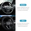 Bittwee Elastic Car Steering Wheel Cover, Anti-Slip Stretch Vehicle Protector