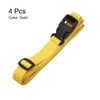 HARFINGTON 4pcs Luggage Straps 1" x 118" Utility Multi-Purpose Luggage