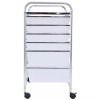 Costway 12-Drawer Utility Storage Rolling Cart w/Removable Drawers and Lockable
