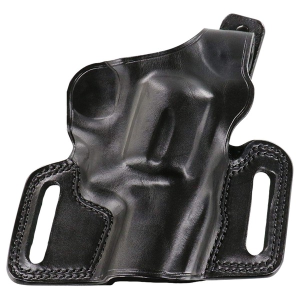 Galco - Silhouette High Ride Belt Holster for Smith and Wesson, Ruger, and Taurus, Right Hand (Black) (SIL114B) 