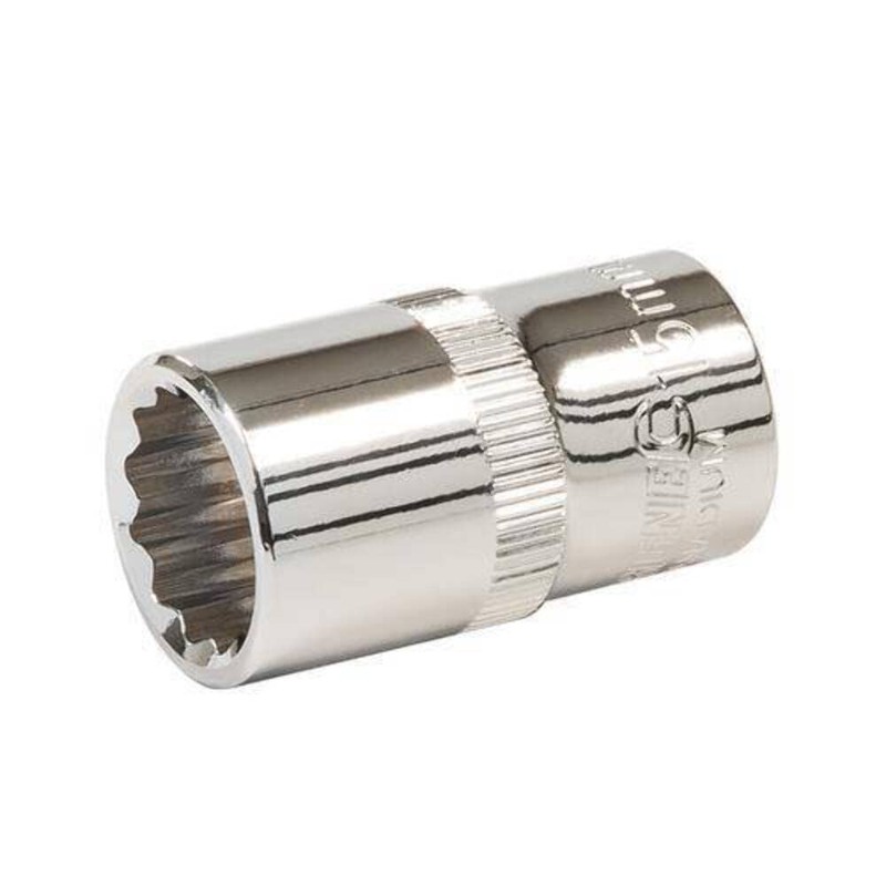 Silverline Tools 736697 Socket 1/2" Drive 12pt Metric 30mm, Silver,