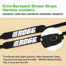 Set of 2 C061000111 Backpack Blower Straps/Harness for Leaf Blower Shoulder Strap Echo PB-500 PB-265LN PB-403H PB-413H PB-460 PB-610 PB-620 PB-650 PB-755 Fits C061000110-2 Pack