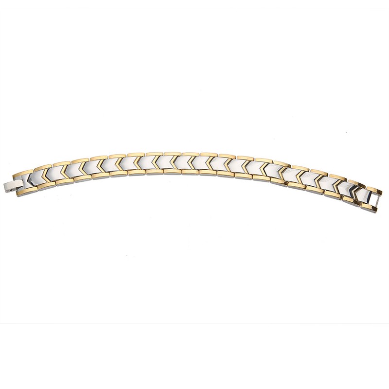 4 In 1 Men Titanium Steel Germanium Magnetic Bracelet Adjustable