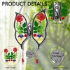 KY&BOSAM Gifts for Nana Suncatchers for Windows Butterfly I Love
