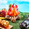 4 Pieces of 12 Inch Inflatable Campfire Props Camping Party