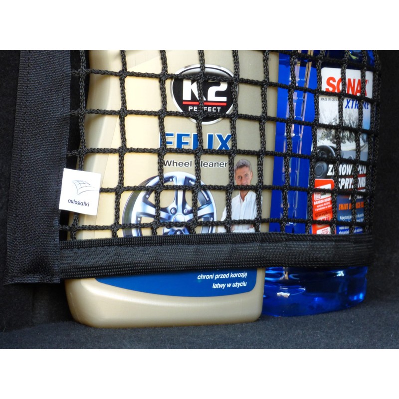 TrunkExpert, Universal Car Boot Mesh Bag with Velcro 16cm x