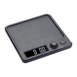 Taylor Digital Kitchen Scale with Antimicrobial Surface Plastic Body Weighs Up to 11 pounds Capacity with Hold and Tare Functions and Backlight, Navy