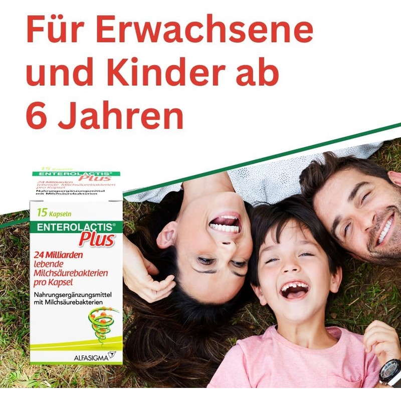 Enterolactis Plus - Lacticaseibacillus casei DG | 24 billion germs
