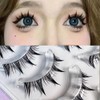 False Eyelashes, Natural, 5 Pairs Popular Transparent Axis Soft Core