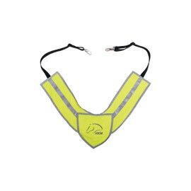 HKM Reflective Breastplate Neon Yellow One Size
