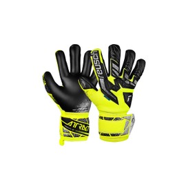 Reusch Attrakt Freegel Silver Junior Grippy and Breathable Goalkeeper Gloves Football Gloves for Children Teenagers for Boys Girls for All Weather Conditions and Pitch Surfaces