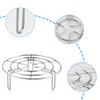 GLADFRESIT Round Air Fryer Rack,Stainless Steel Multi-Purpose Cooking Rack for