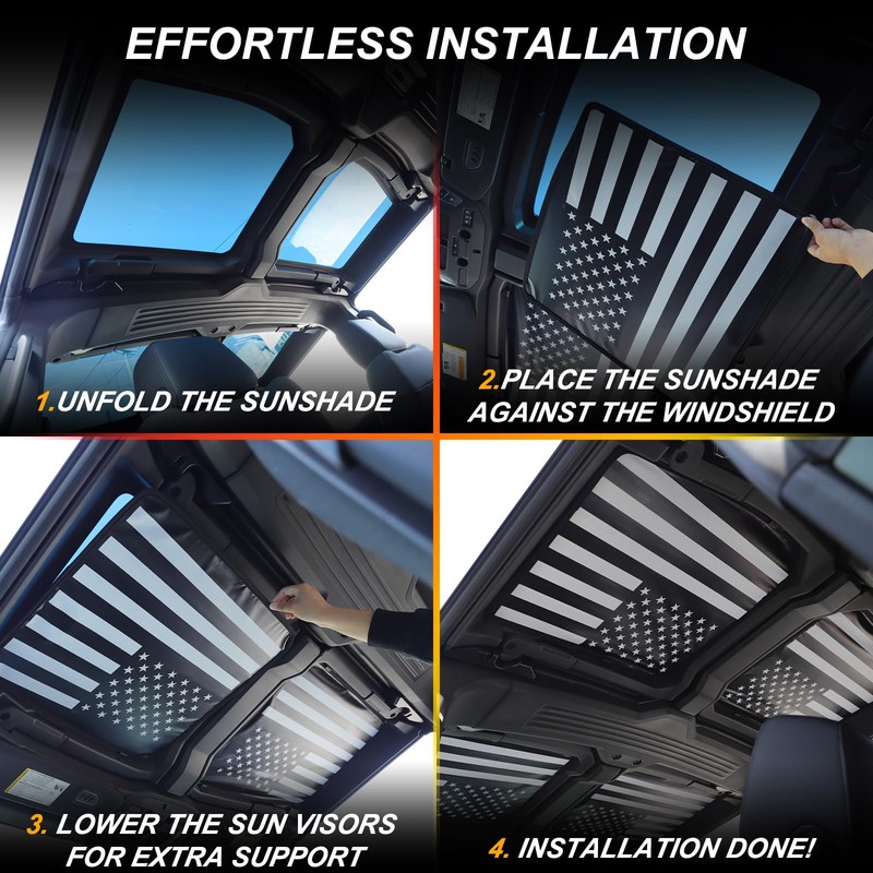 Car Sunroof Sunshade Compatible with Hummer EV 2024 2025 2026