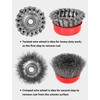 Wire Brushes for Angle Grinders M14 Flex Steel Disc Brush