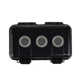 Magnetic Key Holder Under Car Waterproof Magnetic Stash Box for GPS Trackers Hide a Key Outside Magnetic key Box Under Car GPS Tracker Holder Case - Hide Your Items Anywhere