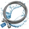 LICHTBLAU Kink Resistant Aquastop Extension Hose, 0.5 m, Connection 3/4
