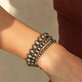 Navajo Pearl Bracelets for Women Navajo Pearls Jewelry for Women Turquoise Beaded Bracelets Trendy Gifts