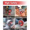 ZORUNNA 7 inch Diamond Saw Blades, 1/4" Segment Width Concrete