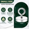 Neosmuk Magnetic Eyeblot Hooks, 120lb Heavy Duty Extra Strong Large