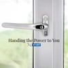 XFORT 4 Pack Viper Key Locking Cable Window Restrictor in