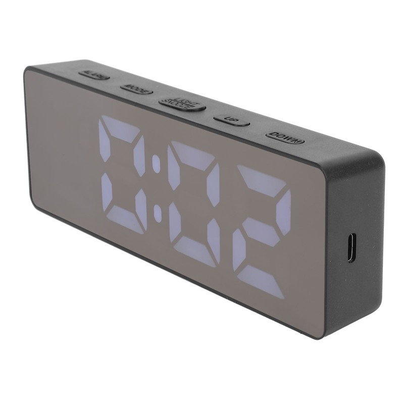 LED Digital Alarm Clock Time Date Temperature Display Stylish Look